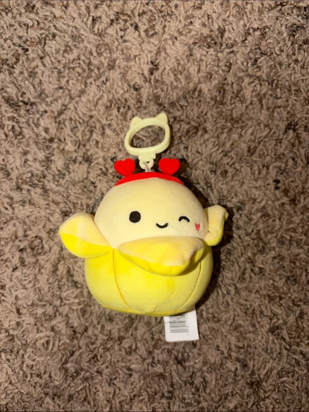 Squishmallows Nwt Clip On Junie Banana